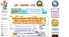 Desktop Screenshot of catshows.us